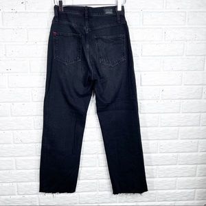 BDG Stretch Cowboy Jeans Black Denim with raw hem
